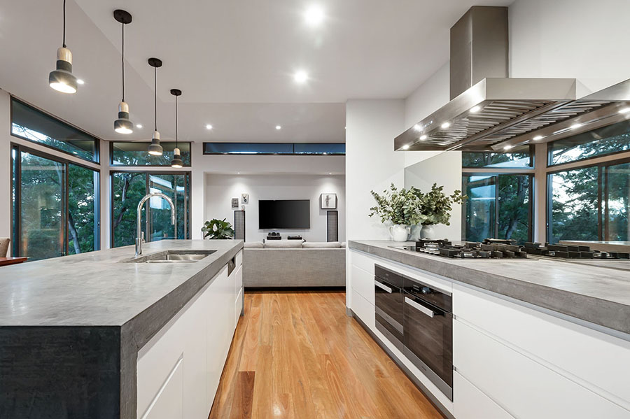 Herbert St Mornington residential architectural house kitchen