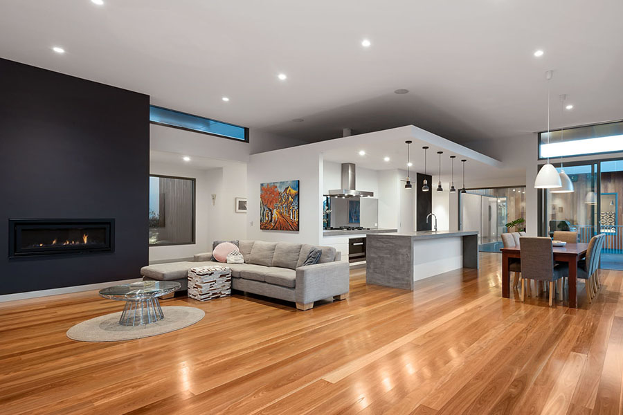 Herbert St Mornington residential architectural house lounge